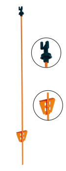 Stahlrutenpfahl WZ 82 S oval